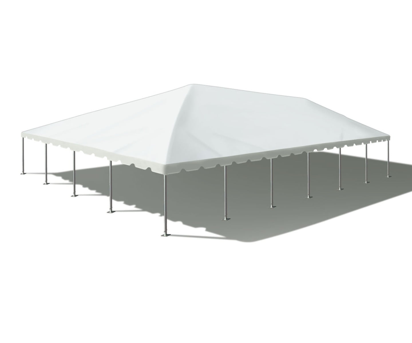 TentandTable West Coast Frame Outdoor Canopy Tent, White Sectional