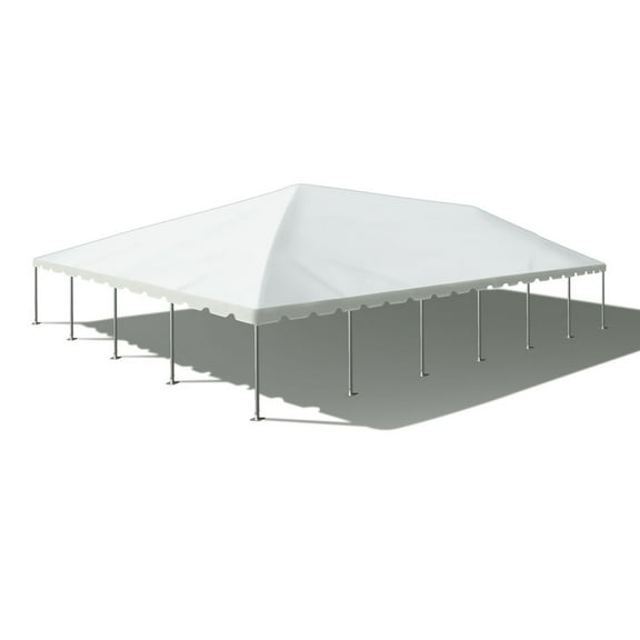 TentandTable West Coast Frame Outdoor Canopy Tent, White Sectional Top, 40 ft x 60 ft