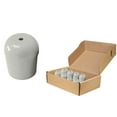 thumbnail image 1 of TentandTable White Replacement Folding Chair Tip Grippers, 3/4"- 100 Pack, PVC, 1 of 5