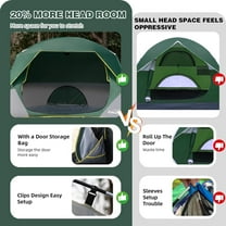 Tents 4 Person Camping Tent, Easy Setup Waterproof Family Tents for Camping, Portable Dome Tent for Outdoor Camping with Rainfly, Carry Bag