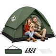 thumbnail image 1 of Purebox Camping Tent 3-4 Person Waterproof Windproof Outdoor Hiking Shelter with Rainfly, 1 of 9