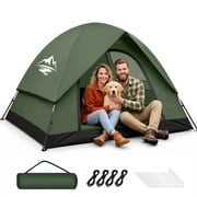 Purebox Camping Tent 3-4 Person Waterproof Windproof Outdoor Hiking Shelter with Rainfly