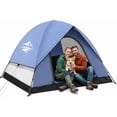 thumbnail image 1 of Tents for Camping 2-3 Person Tent – Camping Tent with Rainfly Waterproof 2500MM, Easy Setup in 5 Mins, Ourtdoor Dome Tents Lightweight Backpacking Tent for Couples,Small Families, Festivals, Backyard, 1 of 9