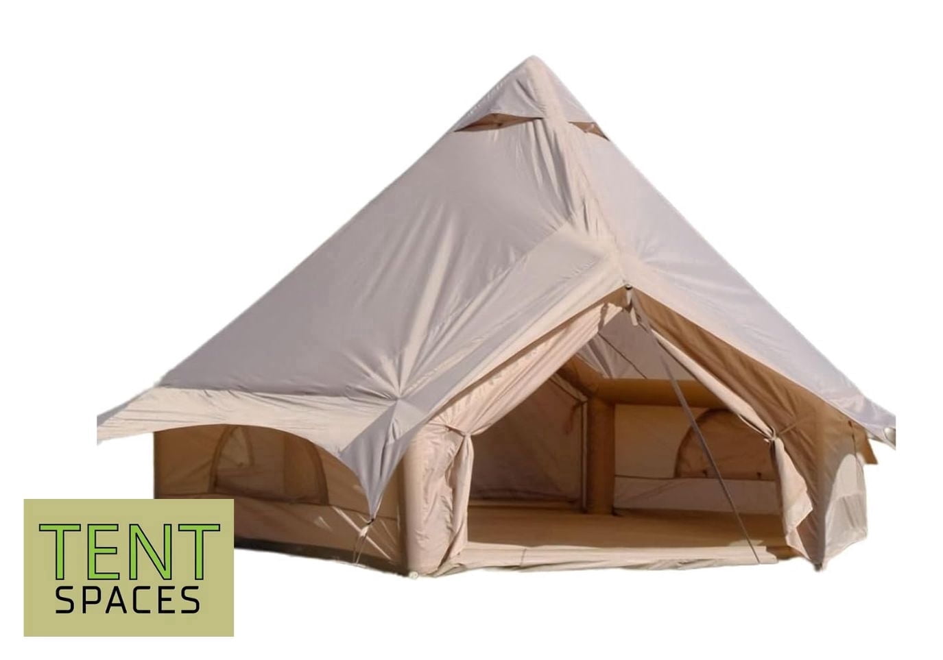 Tentspaces - Inflatable Tents for Camping | Glamping Tent | Blow Up Tent | Air Tents for Camping Adult | Lightweight | Durable | Quick Assembly | Includes Air Pump Pegs & Ropes | 5 Person (Rene 4400)