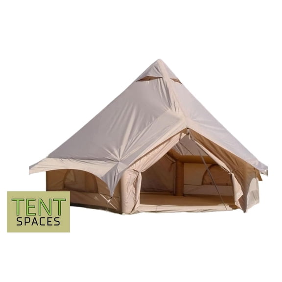 Tentspaces - Inflatable Tents for Camping | Glamping Tent | Blow Up Tent | Air Tents for Camping Adult | Lightweight | Durable | Quick Assembly | Includes Air Pump Pegs & Ropes | 5 Person (Rene 4400)