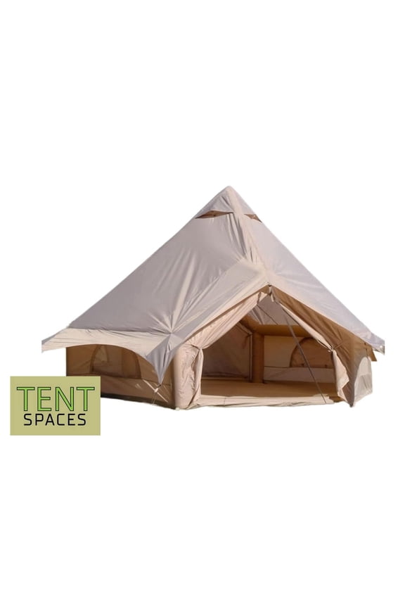 Tentspaces - Inflatable Tents for Camping | Glamping Tent | Blow Up Tent | Air Tents for Camping Adult | Lightweight | Durable | Quick Assembly | Includes Air Pump Pegs & Ropes | 5 Person (Rene 4400)