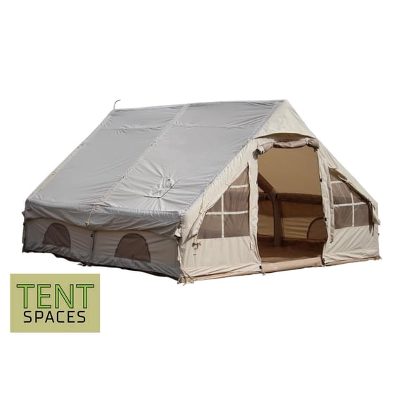 Tentspaces - Inflatable Tents for Camping , Glamping Tent, Blow Up Tent, Lightweight, 3 Person (Regina 3200)