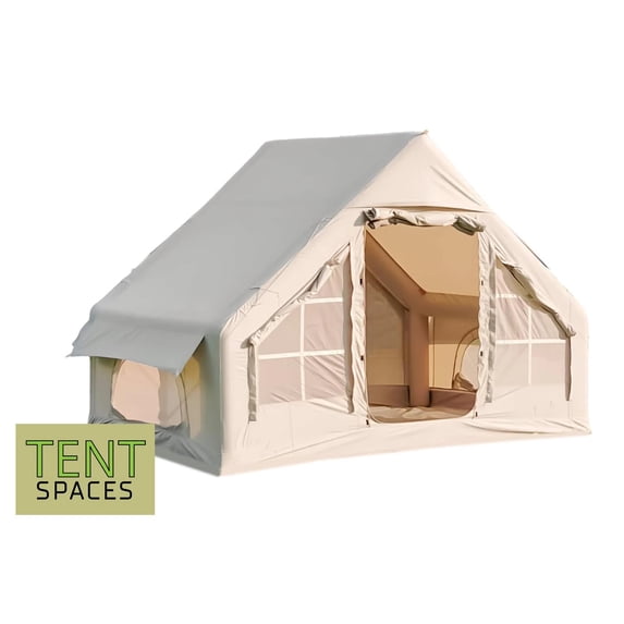 Tentspaces - Inflatable Tents for Camping , Glamping Tent, Blow Up Tent, Lightweight, 3 Person (Regina 3200)