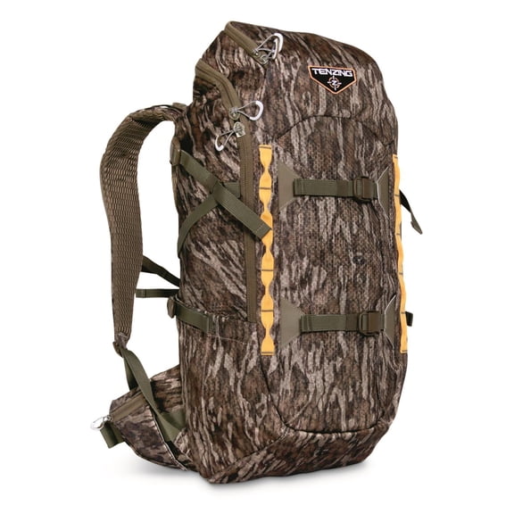 Tenzing 2300 Whitetail Daypack, Mossy Oak Bottomland Camo, 300-denier Ripstop, Hydration Compatible TZGTNZW2300
