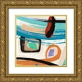 thumbnail image 1 of Teo, Vals Perelli 12x12 Gold Ornate Wood Framed with Double Matting Museum Art Print Titled - Aventure I, 1 of 4