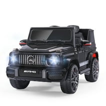 Teoayeah 12Volt Licensed Mercedes-Benz G63 Car for Kids Ride on Toy, Electric Ride on Car with Remote Control, 2+1 Speed, Ideal Gift for Kids - Black
