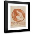 thumbnail image 1 of Teodor Axentowicz 13x18 Black Modern Framed Museum Art Print Titled - 3rd Exhibition of the Society of Polish Artists 'Art' (1899), 1 of 5