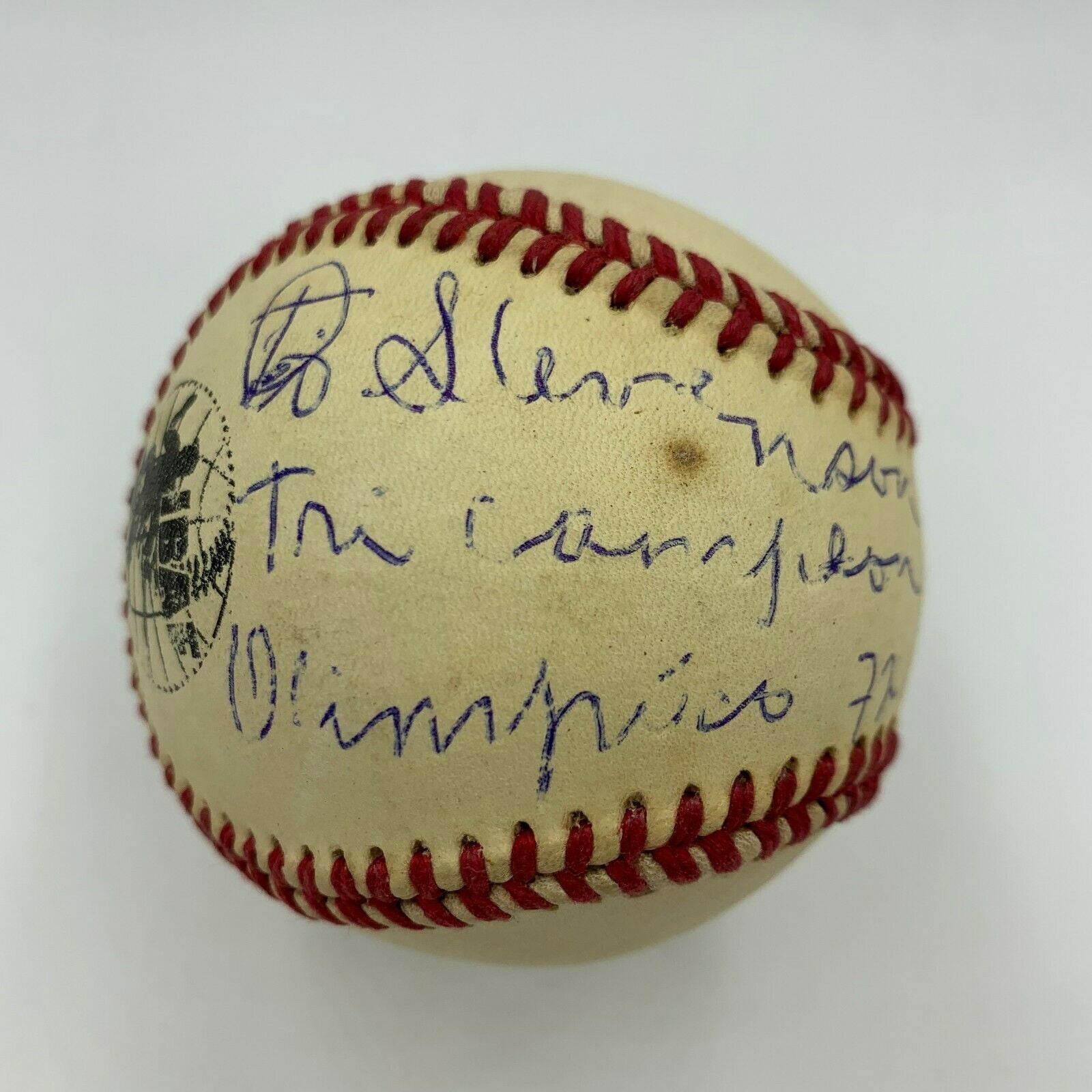 Teofilo Stevenson Olympics Gold Medal Single Signed Baseball JSA COA