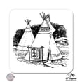 thumbnail image 1 of Tepees Native American - 3" Vinyl Sticker - For Car Laptop I-Pad Phone Helmet Hard Hat - Waterproof Decal, 1 of 1