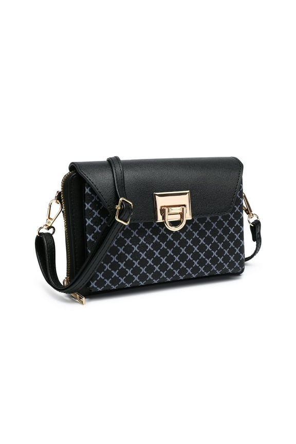 Small Quilted Crossbody Bag, Trendy Designer Mini Shoulder Bag, Phone Wallet Purse for Women