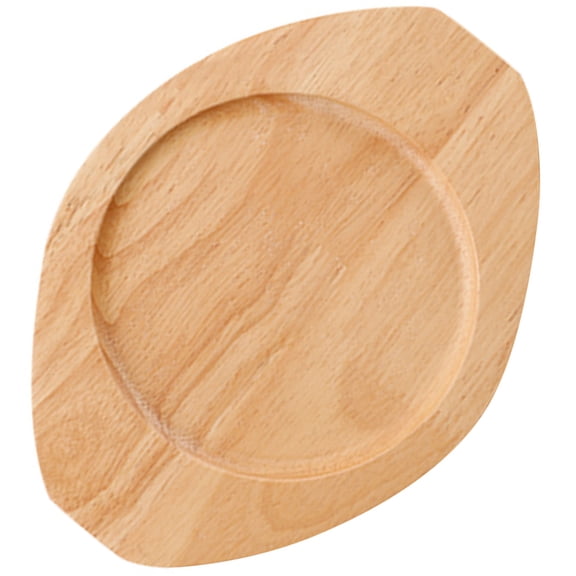 WRITWAA Wooden Base Tray Pot Mat for Kitchen Table, Anti-Scald Trivet for Home and Dining Use