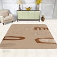 thumbnail image 1 of Teppich Homes Cozy Beige Geometric Pattern Wool Area Rug 8x13 - Perfect for Hallway & Living Room, Soft Tufted Carpet, 1 of 6