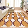 thumbnail image 1 of Teppich Homes Geometric Luxury Under Your Feet Contemporary Area Rug, 6' x 9', Handmade, 1 Count, 1 of 10