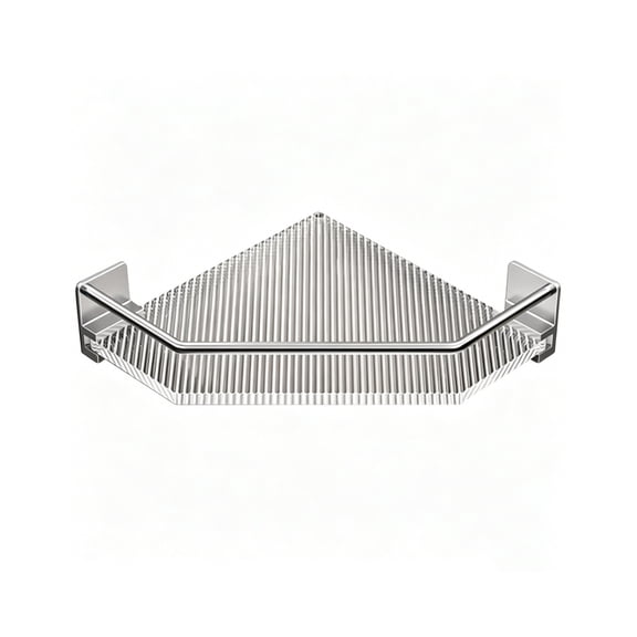 Tepsmf Acrylic Corner Shelf For Bathroom Shower No Drilling Triangles Wall Shelf For Toiletries Organizer For Kitchen Living Room