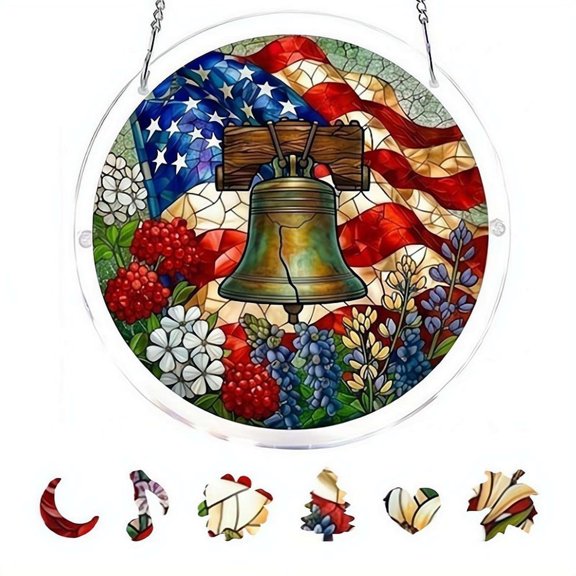 Tepsmf Acrylic Puzzle Pendant Sunshade Window Hanging Plates