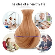 Elainilye Aroma Essential Oil Diffuser LED Aroma Aromatherapy Flower Shape Humidifier