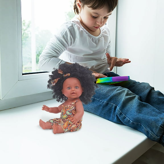 Tepsmf Black and Friday Home Kitchen 13.78inch Doll, Suitable For Children Fashion Doll, Reborn Doll - Life Size, Soft, Very Suitable For Birthday,Toys For Ages 2-4