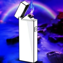 Tepsmf Home 2025 Outdoor Lighter Electric Lighters USB Rechargeable-Flameless-Plasma Cool Lighters for Camping,Hiking,Adventure