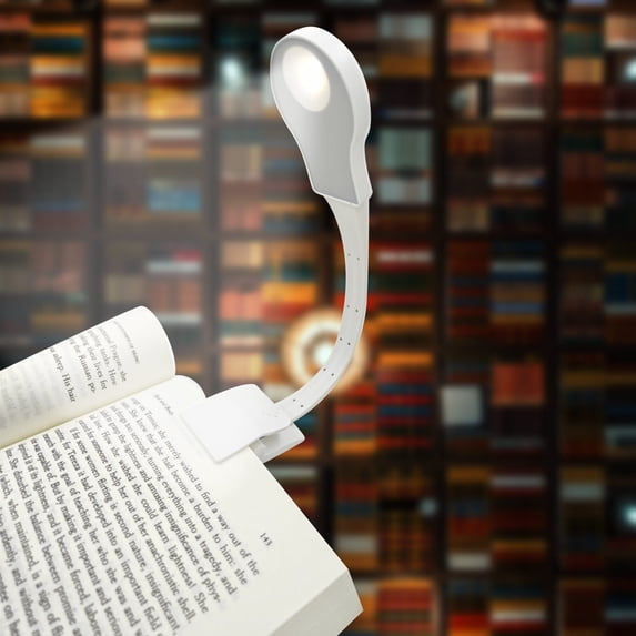 Tepsmf Book Light for Reading in Bed, 3 Brightness Rechargeable Book Light, Lightweight, Clip on, Perfect for Book Lovers