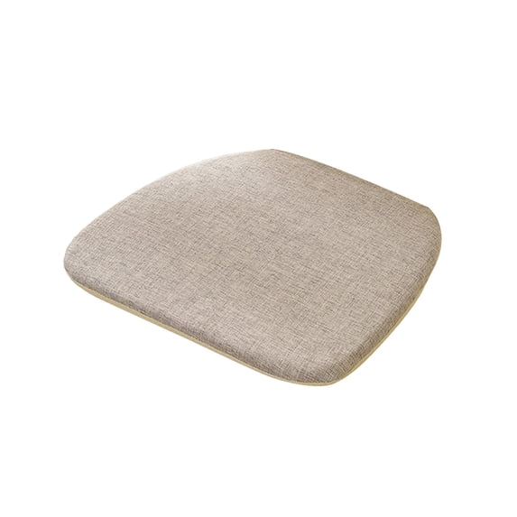 Tepsmf Chair Cushion Flax Linen U-Shaped Seat Pad With Ties Non Slip Dining Kitchen Desk Office Home Summer Comfort