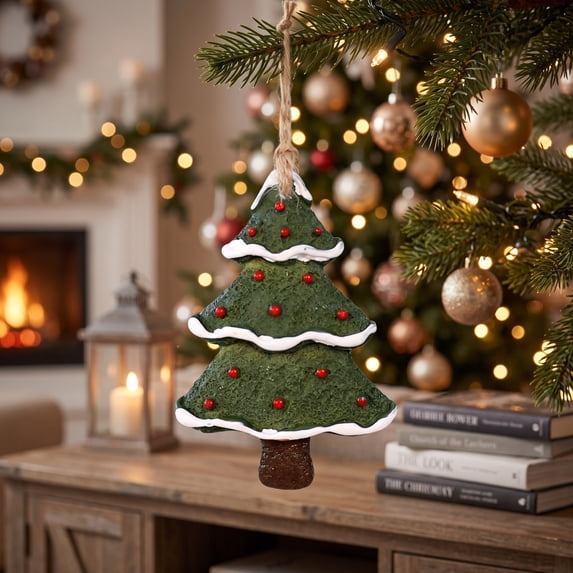 Tepsmf Christmas Decorative Ornaments Hanging Pendants Set for Holiday Tree Home Party Decor