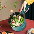 thumbnail image 1 of Tepsmf Electric Frying Pan Electric Heating Pot Cooking Rice Mini Electric Pot Non-Stick Pan, 1 of 6