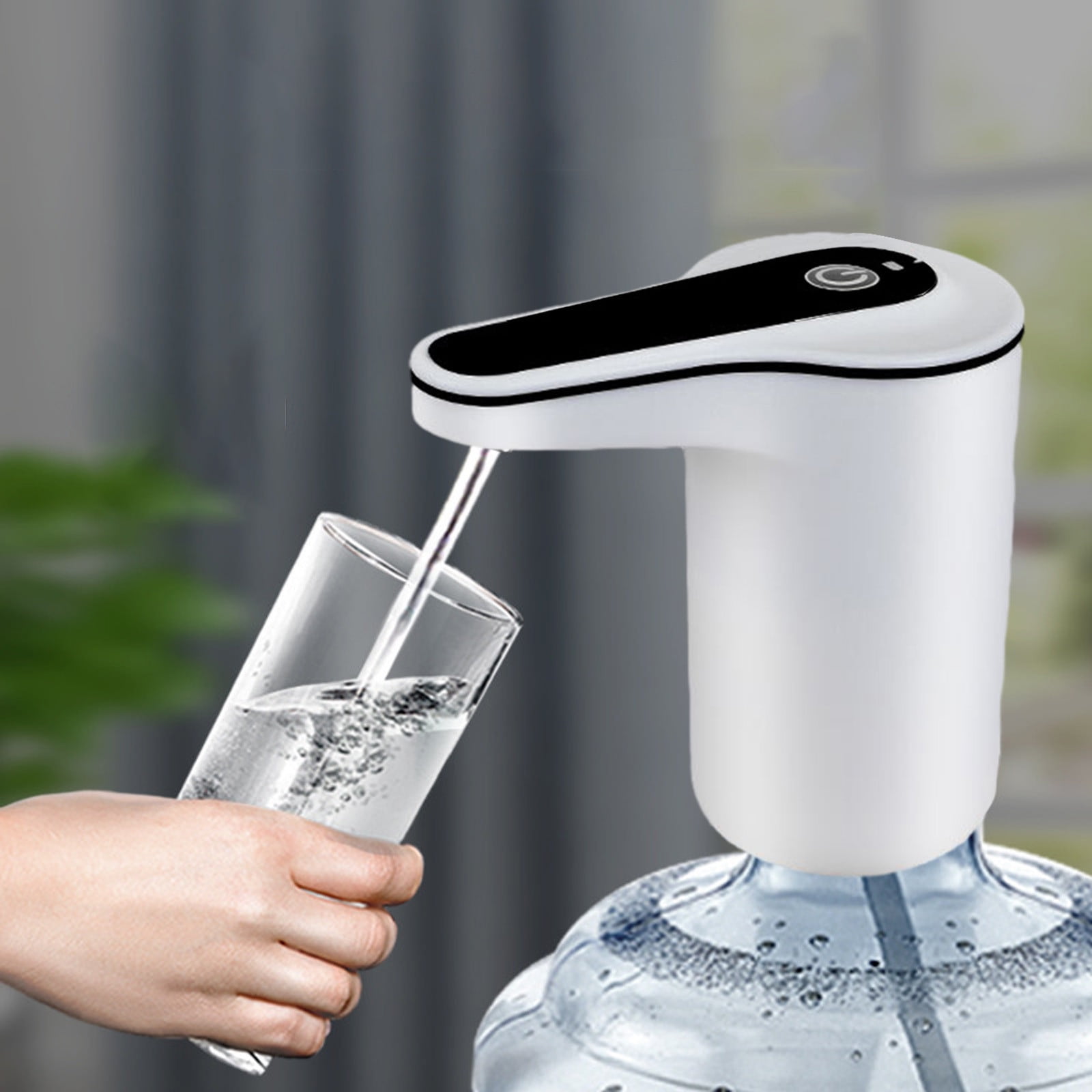 Tepsmf Electric Water Bottle Pump, USB Charging Drinking Water