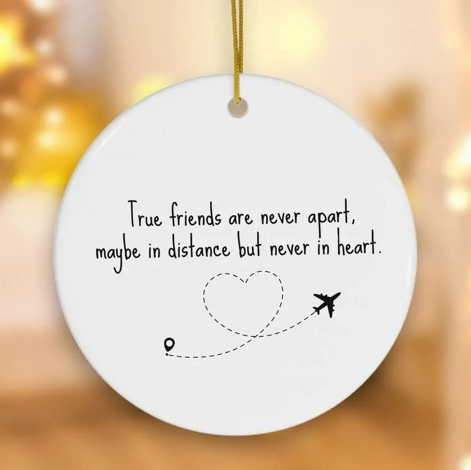Tepsmf Funny Friendship Ornament, Friendship Ornament Dumb Gifts For
