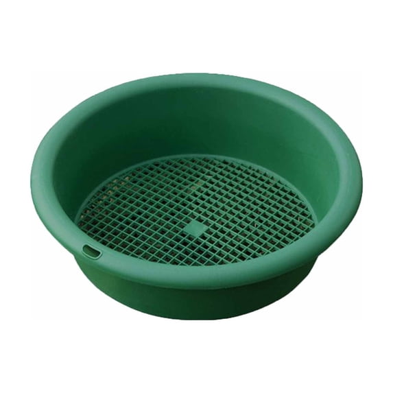 Tepsmf Garden Soil Sifter Heavy Duty Plastic Sieve Screen for Potting Sand Compost Multi-Purpose Tray