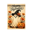 thumbnail image 1 of Tepsmf Halloween Garden Flag Outdoor Decoration Double Sided Banner with Flagpole Yard Lawn Welcome Sign, 1 of 6