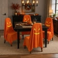 thumbnail image 1 of Tepsmf Halloween Party Chair Covers Spooky Dining Seat Slipcovers Festive Stretch Protectors for Kitchen Home Holiday Decoration, 1 of 5
