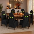 thumbnail image 1 of Tepsmf Halloween Party Chair Covers Spooky Dining Seat Slipcovers Festive Stretch Protectors for Kitchen Home Holiday Decoration, 1 of 5