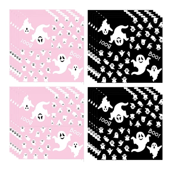 Tepsmf Halloween Party Disposable Tableware Set for 10 Guests Paper Plates Cups Napkins Holiday Decoration Party Supplies