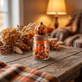 thumbnail image 1 of Tepsmf Halloween Pumpkin Glass Jar Candy Storage Container with Lid Small Gift Treat Holder Holiday Decor Prop, 1 of 6