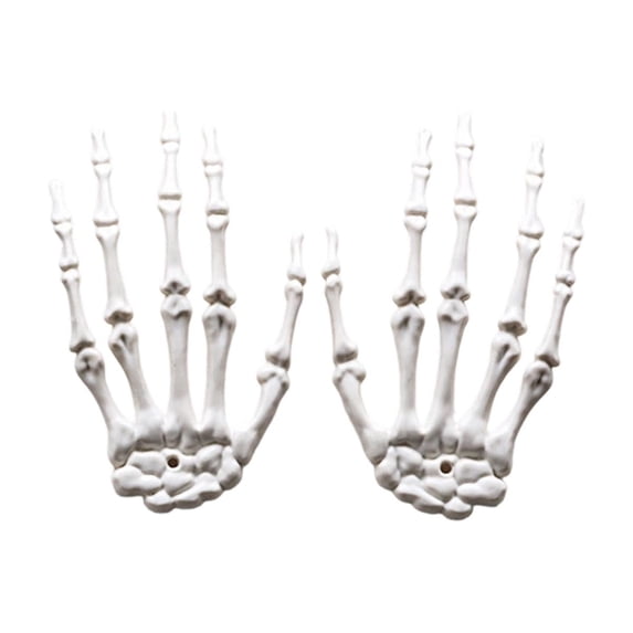 Tepsmf Halloween Skeleton Claws, Bones Claw Display Piece, Plastic Toy Ghost Hands for Spooky Decoration Party Prop Home Tabletop