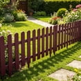 thumbnail image 1 of Tepsmf High Low Style Yard Fences, Small Mini Garden Residential Border Fence Panel for Landscape Edging Outdoor Decor, 1 of 6