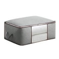 thumbnail image 1 of Tepsmf Jumbo Zippered Storage Bag for Closet King Comforter, pillow, quilt, bedding, Clothes, Blanket Organizers with Large Clear Window & Carry Handles Space Saver, 1 of 2