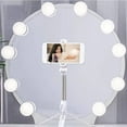 Tepsmf Led Vanity Lights Strip Kit, With 10 Dimmable Light Bulbs For
