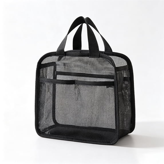 Tepsmf Makeup Bag Large Capacity Portable Cosmetic Storage Organizer Handbag for Women Travel Daily Use