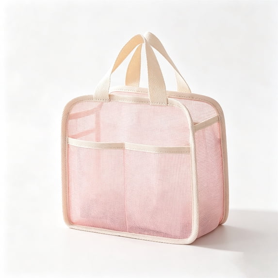 Tepsmf Makeup Bag Large Capacity Portable Cosmetic Storage Organizer Handbag for Women Travel Daily Use