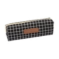 thumbnail image 1 of Tepsmf Plaid Pencil Pouch Solid Color Student Stationery Bag Simple Zipper Pen Case Organizer For Men Women School Office Supplies, 1 of 6