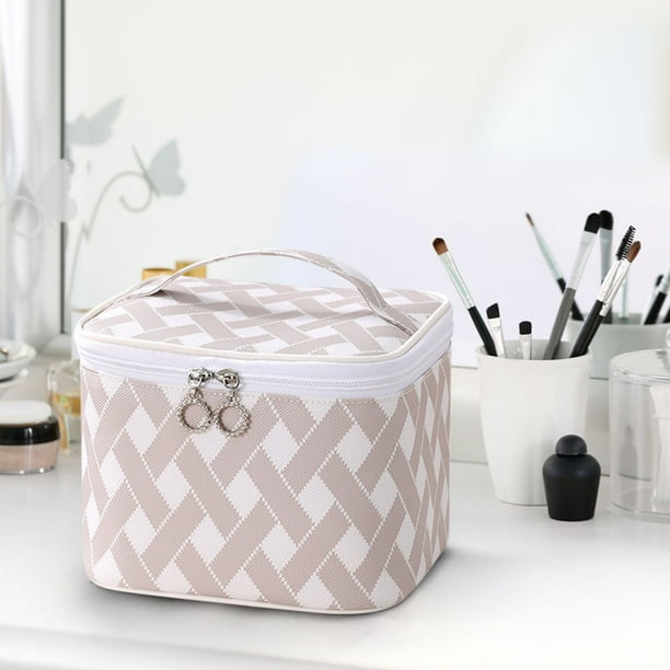 Tepsmf Portable Makeup Bag With Large Storage Capacity Exquisite And High End Travel Storage Box Wash Bag College Supplies