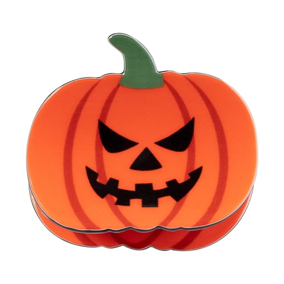 Tepsmf Pumpkin Acrylic Hair Claw, Women Hair Accessory, Styling Clip for Party Gathering Daily Wear and Festive Ornament Decoration