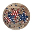thumbnail image 1 of Tepsmf Round Placemats with Independence Day Prints, Patriotic Table Setting Mat, Decorative Dining Placemat for Holiday Kitchen Home Party Decoration, 1 of 5
