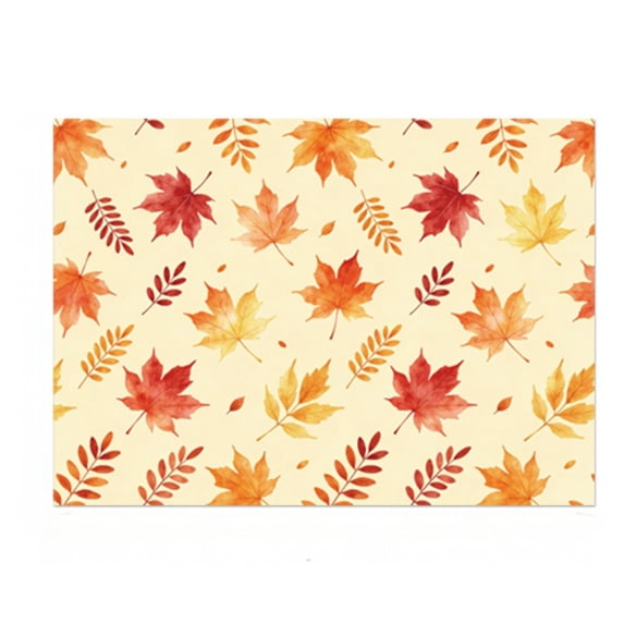 Tepsmf Thanksgiving Paper Gift Wrap Pumpkin Maple Leaf Theme Sheet For Box Wrapping Supplies Fall Holiday Package
